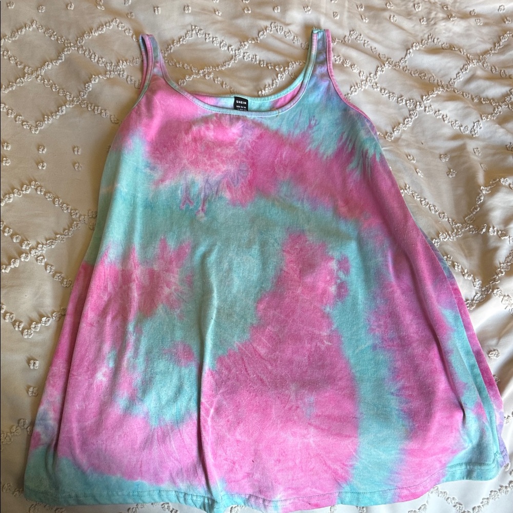 Tie-Dye Tank Top Dress
